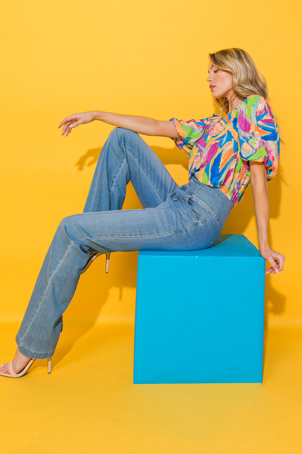 HONESTLY BREATHTAKING WOVEN TOP Flying Tomato